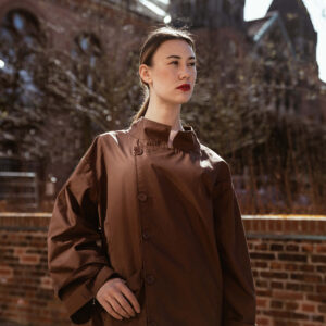 Iris oversize frakke lang